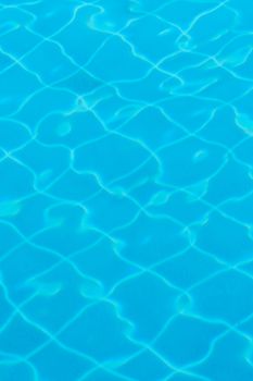 blur tile pattern under the pool