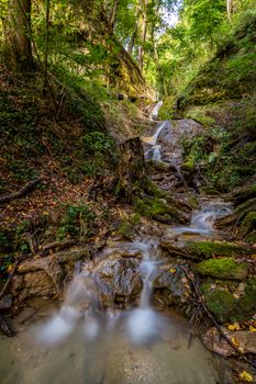 Fantastic hike through the Spetzgarter and Hodinger Tobel on Lake Constance with waterfalls and a primeval forest-like atmosphere