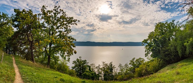 Wonderful autumn hike near Sipplingen and Uberlingen on Lake Constance with fantastic views, gorges, vineyards, cows