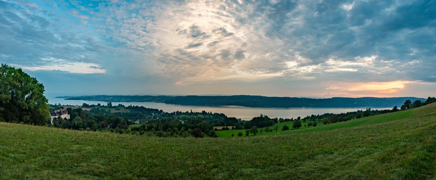 Wonderful autumn hike near Sipplingen and Uberlingen on Lake Constance with fantastic views, gorges, vineyards, cows