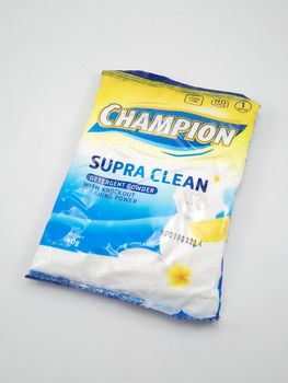 MANILA, PH - SEPT 24 - Champion supra clean detergent powder on September 24, 2020 in Manila, Philippines.