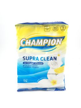 MANILA, PH - SEPT 24 - Champion supra clean detergent powder on September 24, 2020 in Manila, Philippines.