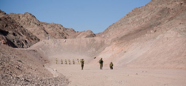 IDF military exercise in Israel war against terror