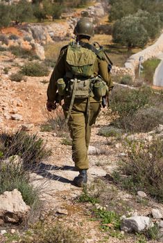 Israeli soldier patrol in West Bank fight with terrorist