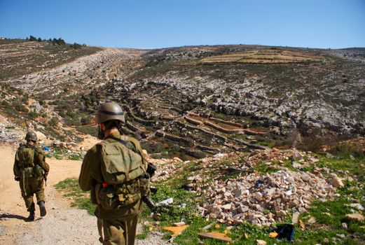 Israeli soldier patrol in West Bank fight with terrorist