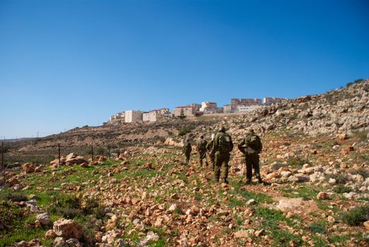 Israeli soldier patrol in West Bank fight with terrorist