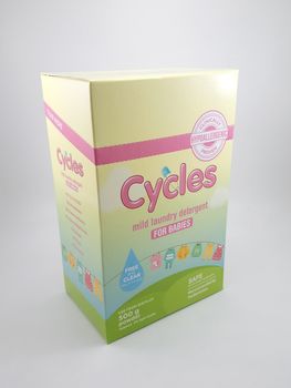 MANILA, PH - SEPT 24 - Cycles mild laundry detergent powder for babies on September 24, 2020 in Manila, Philippines.