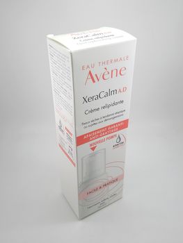 MANILA, PH - SEPT 24 - Avene xeracalm lipid replenishing cream box on September 24, 2020 in Manila, Philippines.