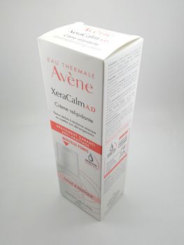 MANILA, PH - SEPT 24 - Avene xeracalm lipid replenishing cream box on September 24, 2020 in Manila, Philippines.