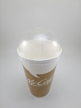 MANILA, PH - SEPT 24 - McCafe drinking cup on September 24, 2020 in Manila, Philippines.