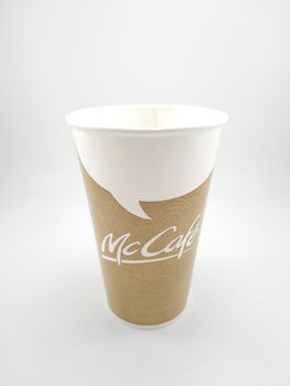 MANILA, PH - SEPT 24 - McCafe drinking cup on September 24, 2020 in Manila, Philippines.