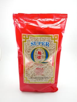 MANILA, PH - SEPT 24 - Super q misua wheat flour vermicelli on September 24, 2020 in Manila, Philippines.