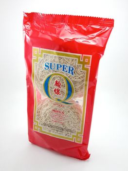 MANILA, PH - SEPT 24 - Super q misua wheat flour vermicelli on September 24, 2020 in Manila, Philippines.