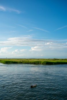 A Gorgeous View of the Bay and Lush Swampland Behind Wildwood New Jersey