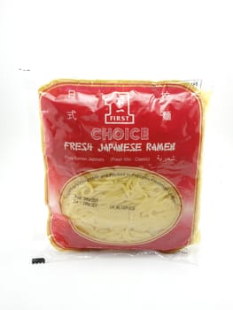 MANILA, PH - SEPT 24 - First choice fresh Japanese ramen noodles on September 24, 2020 in Manila, Philippines.