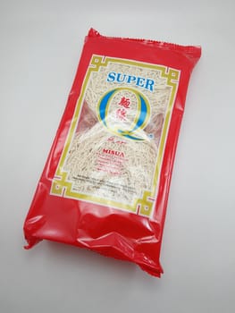 MANILA, PH - SEPT 24 - Super q misua wheat flour vermicelli on September 24, 2020 in Manila, Philippines.