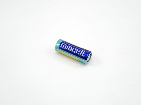 MANILA, PH - SEPT 24 - Mincell alkaline battery on September 24, 2020 in Manila, Philippines.