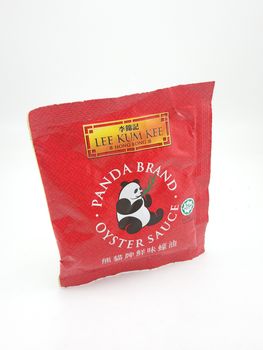 MANILA, PH - SEPT 24 - Lee kum kee panda brand oyster sauce sachet on September 24, 2020 in Manila, Philippines.