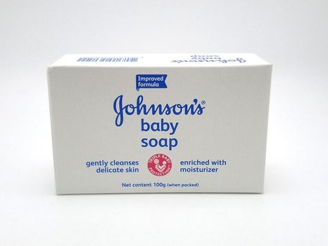 MANILA, PH - SEPT 25 - Johnsons baby soap box on September 25, 2020 in Manila, Philippines.