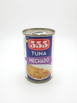 MANILA, PH - SEPT 25 - 555 tuna mechado can on September 25, 2020 in Manila, Philippines.