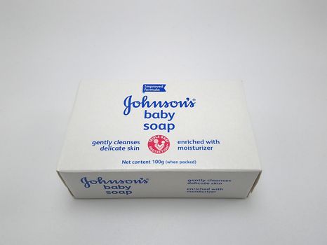 MANILA, PH - SEPT 25 - Johnsons baby soap box on September 25, 2020 in Manila, Philippines.