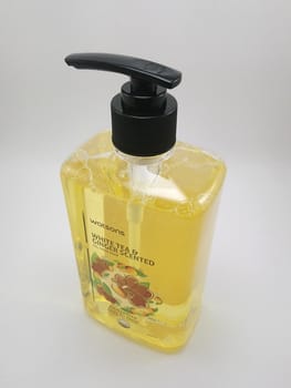 MANILA, PH - SEPT 25 - Watsons white tea and ginger scented gel liquid hand soap on September 25, 2020 in Manila, Philippines.