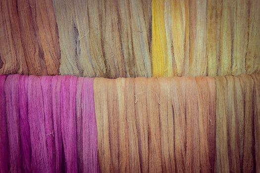 colorful cotton thread yarn background texture abstract