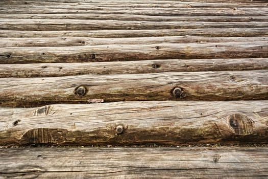 Abstract background of an old logs