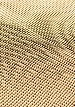 Golden metallic abstract background, futuristic surface and high tech materials