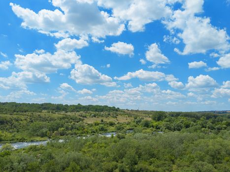 Bug Guard national nature park in Ukraine. Mykolaiv region. Stock photography.