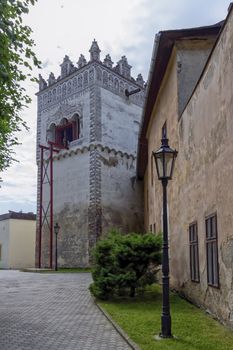 View on Renaissance Bell Tower in Kezmarok by day, Slovakia