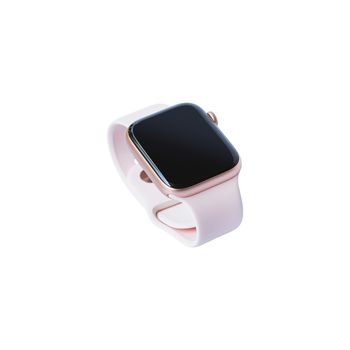 Beautiful design modern smart watch isolated on white background, with clipping path.