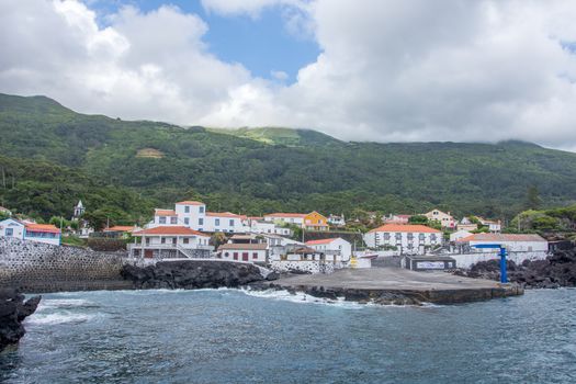 Walk on the Azores archipelago. Discovery of the island of sao jorge, Azores. Portugal , Velas