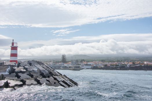 Walk on the Azores archipelago. Discovery of the island of Pico, Azores. Portugal. Madalena