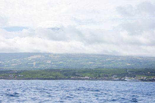 Walk on the Azores archipelago. Discovery of the island of Pico, Azores. Portugal. Madalena