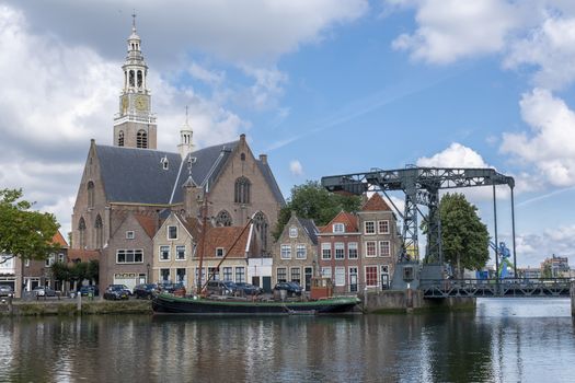 harbor of the city Maassluis, The Netherlands