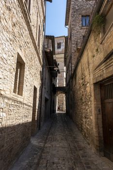 Beautiful small street in provincial Italy.