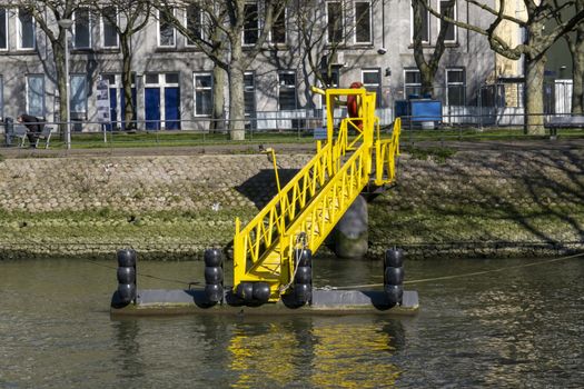 Stop water transport taxi in Rotterdam Netherlands