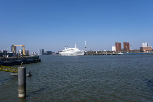 SS Rotterdam Cruiseship in the harbor of Rotterdam