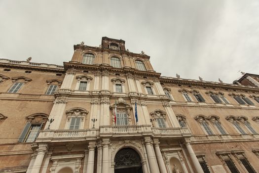 Palazzo Ducale in Modena, Italy. In eglish Ducal palace in Modena, the historic italian city.