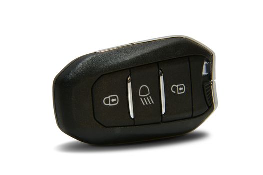 Car key isolated on white background