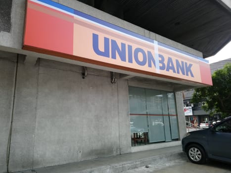 QUEZON CITY, PH - MAR 1 - Unionbank facade on March 1, 2019 in Quezon City, Philippines.