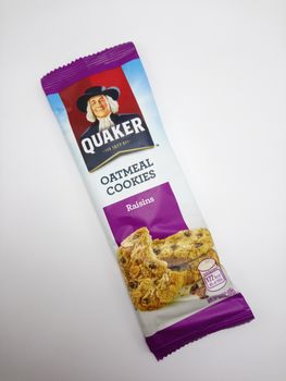 MANILA, PH - SEPT 25 - Quaker oatmeal cookies raisins on September 25, 2020 in Manila, Philippines.