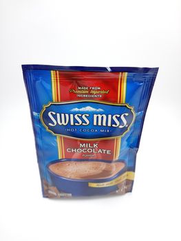 MANILA, PH - SEPT 25 - Swiss miss hot cocoa drink milk chocolate on September 25, 2020 in Manila, Philippines.