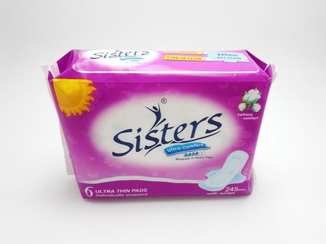 MANILA, PH - SEPT 25 - Sisters ultra thin pads on September 25, 2020 in Manila, Philippines.