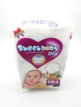 MANILA, PH - SEPT 25 - Sweet baby diaper on September 25, 2020 in Manila, Philippines.