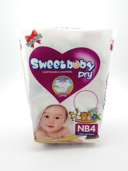 MANILA, PH - SEPT 25 - Sweet baby disposable dry diaper on September 25, 2020 in Manila, Philippines.
