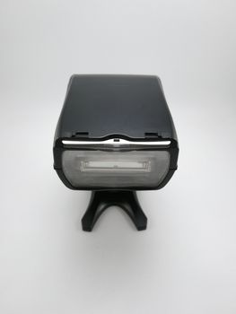 Dslr camera flash with stand use to illuminate object
