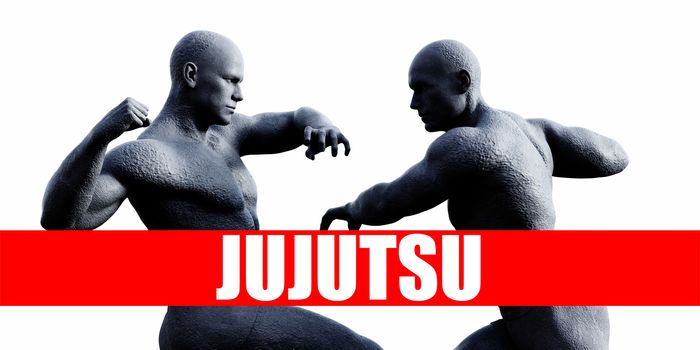 Jujutsu Class Combat Fighting Sports Background