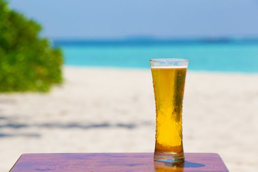 Coloerful cocktail and beverage on the beach